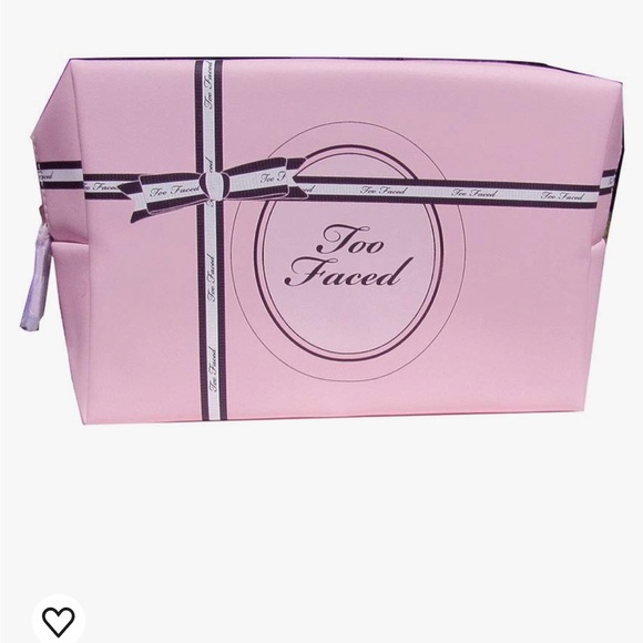 COPY - New Large, Pink, Too Faced Makeup Cosmetics Bag 💄 - Picture 11 of 12